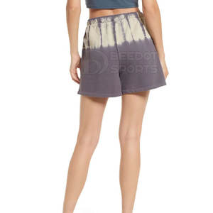 Shorts baggy pour femmes avec logo personnalisé de haute qualité Séchage rapide Respirant Décontracté Taille haute Street Wear Fermeture à cordon Shorts chauds - Product Image 3