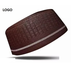 Gorro Islámico de Punto para Hombre, Gorro Musulmán de Color Liso, Gorro de Oración, Personalizado, Novedad - Product Image 5