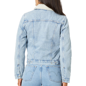 Veste en jean décontractée tendance pour femmes, respirante, pour l'extérieur, col rabattu, veste en jean de haute performance - Product Image 2