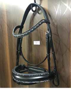 Bride de cheval de haute qualité avec des bandes de sourcils fantaisie Prix du fabricant pour l'équitation en Inde - Product Image 2