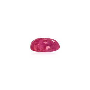 Rubis naturel rouge taille émeraude, pierre précieuse non montée, 3,57 carats, taille 1,5 mm, diamètre du trou 1 mm, traité thermiquement et poli - Product Image 2