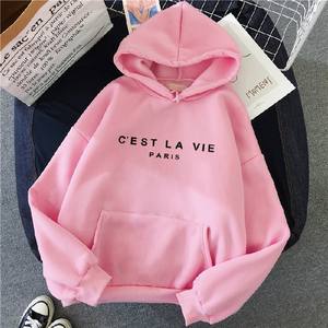 Ventes chaudes : sweat-shirt en tricot pour femmes, style décontracté et ample, imprimé streetwear pour étudiants, saison hivernale, respirant à l'avant et à l'arrière - Product Image 6