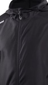 High Quality 100% Polyester/Nylon Hooded Windbreaker <b>Jacket</b> Street Style Fashionable Front Logo <b>Half</b> <b>Zip</b> Closure OEM Service - Product Image 4