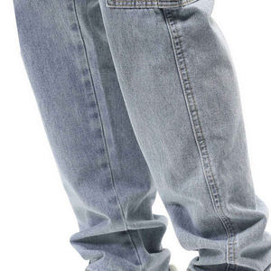 Competitive Price Wholesale Fashionable Classic Winter Washed Denim <b>Jeans</b> Straight Fit <b>Super</b> <b>Stretch</b> Custom OEM Pants - Product Image 6