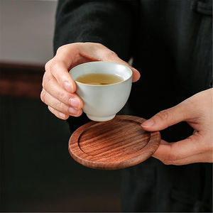 Exportation Qualité Prix Raisonnable Rond En Bois Thé Dessous De Verre De Service Vaisselle De Table Maison Restaurants Hôtel Caffe Table Déco - Product Image 6