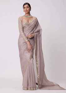 Fantaisie Tendance Robe Belle Couleur Vente Chaude Faux Georgette Saree Blouse Avec Lourd 5mm Séquence Travail Monde Large Exportateur - Product Image 2