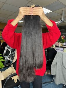 ผมต่อเวียดนามแท้จากผู้บริจาค คุณภาพ 10A เวอร์จิ้น เรมี่ แบบเส้นเดียว หนา ลอนธรรมชาติ สีดำธรรมชาติ ทุกสี ขายส่ง - Product Image 2