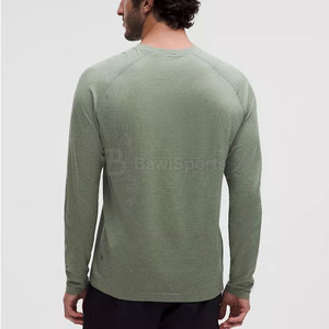 Camiseta unisex para hombre 2025 a la venta 100% tejido de punto de algodón de manga larga - Product Image 3