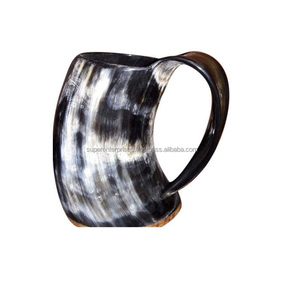 Tasse en corne Unique pour boire de la bière décor intérieur Design de matériau Unique tasse à boire - Product Image 6