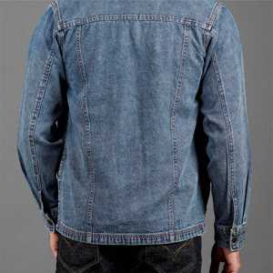 High Quality Breathable Solid Color Ripped <b>Denim</b> <b>Jackets</b> Cropped Casual Coats <b>Men</b> <b>Denim</b> <b>Jacket</b> For <b>Men</b> - Product Image 5