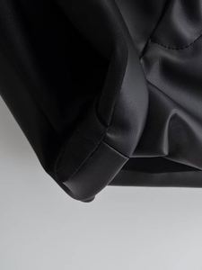 Pantalones cortos de cuero a precio barato para hombre, trajes diarios de cuero de verano informales con cuero auténtico y ajuste de cintura personalizado transpirable - Product Image 5