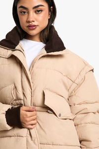 Nouvelle arrivée, veste matelassée en tricot respirante et moelleuse pour l'hiver, femme, ample, décontractée, 100% polyester - Product Image 6