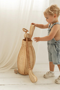 Juguetes de Ratán para Niños Recién Llegados: Golf, Tabla de Surf, Guitarra, etc. Hecho a Mano en Vietnam, Ecológico y al por Mayor - Product Image 5