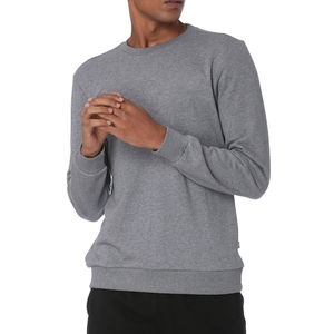Vente en gros de sweatshirt OEM sur mesure dernière conception de couleur unie à séchage rapide Offre Spéciale pour hommes sweatshirt pour hommes personnalisé à vendre - Product Image 2