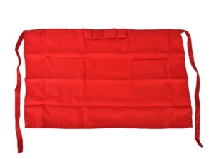 Delantal de cintura promocional para cocina, delantal de media cintura de tela de algodón con logo impreso, estilo sin mangas - Product Image 5