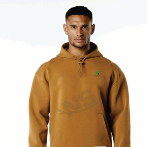 Sudadera con capucha de algodón 100% de gran tamaño para hombre, ropa de calle básica de peso pesado, ropa de invierno personalizada al por mayor de primera calidad - Product Image 6