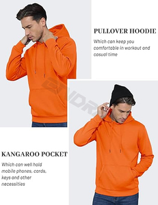 เสื้อฮู้ดเก็บความร้อนผ้าฝ้าย100% ขับเคลื่อนด้วยประสิทธิภาพสำหรับผู้ชายสไตล์ฤดูใบไม้ผลิ - Product Image 4