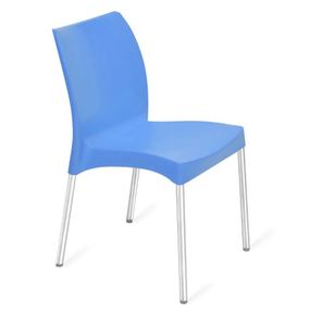 Silla de comedor de cafetería Silla de plástico para uso interior - Product Image 1