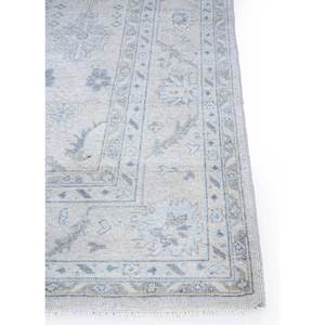 Erbe Hand Knotted Wool <b>Rugs</b> Grey Black <b>Boho</b> Style Rectangular Medallion Abstract for Home for Living Hallway-Model Lnlp-09 - Product Image 4