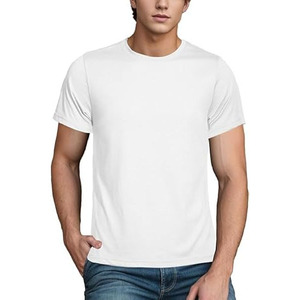 T-shirts pour hommes OEM, vente chaude, 100% coton, manches courtes, sérigraphiés, coupe ample, respirants, décontractés, col rond - Product Image 6