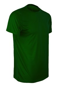 เสื้อยืดคอกลมผู้ชาย 140 แกรม ผ้าไมโครเพส 100% สีเขียว - Product Image 3