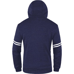 Sweat à capuche à fermeture éclair avec logo personnalisé pour hommes de haute qualité Streetwear en éponge chaud en polaire avec méthodes d'impression anti-rétrécissement et numérique/bouffant - Product Image 2