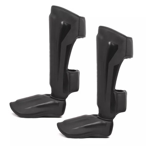 GAF Special Shin And Instep Guard Cuero genuino Kick Boxing Training Muay Thai Shin Instep Guard Cuero barato - Product Image 6
