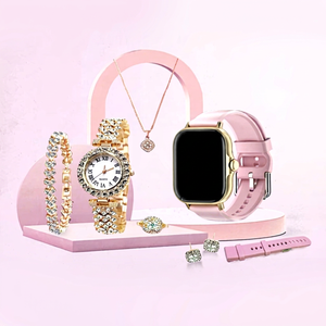 Montre connectée Sower A58 Plus avec bracelet serti de diamants pour femmes, étanche IP67, tracker d'activité, coffret cadeau - Product Image 5