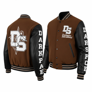 แจ็คเก็ตวาร์ซิตี้แบบมีฮู้ด ODM OEM ปรับแต่งได้ ทรงคลาสสิคเข้ารูป คอตั้ง กันลม ระบายอากาศได้ดี เหมาะสำหรับฤดูหนาว พร้อมบริการ OEM สำหรับโลโก้ด้านหน้า - Product Image 6