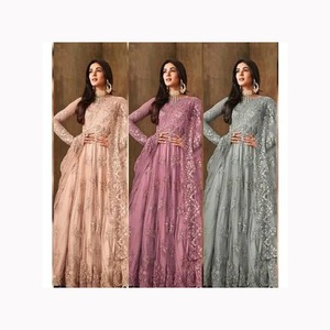 Robes de mariée pakistanaises mariage 2024 nouvelle collection travail manuel lourd robe personnalisée couleur et taille les deux peuvent être personnalisés - Product Image 4