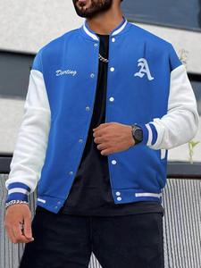 Custom High Quality <b>Wool</b> Varsity Bomber Jacket with Chenille Embroidery Patches Plus Size College Letterman Hooded Winter Jacket - Product Image 6