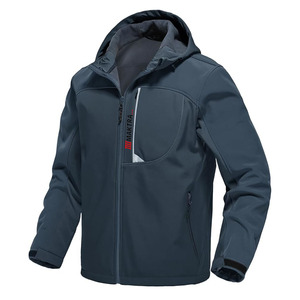 2025 hommes léger imperméable Softshell veste personnalisée en gros coupe-vent bouffant respirant capuche Performance en plein air - Product Image 1