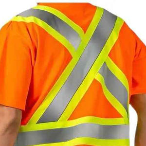 <b>Hi</b> <b>Vis</b> High Visibility Reflective Safety Short Sleeve <b>Shirts</b> <b>T</b> <b>Shirt</b> 2025 Workwear High Visibility Short Sleeve Safety Tshirt - Product Image 5