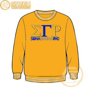 Sudadera de lana de algodón Sigma Gamma Rho personalizada de alta calidad, Jersey bordado, chaqueta para mujer, ropa griega, estilo de hermandad - Product Image 1