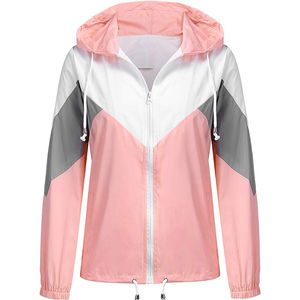 Veste de pluie légère et imperméable pour femmes coupe-vent respirant avec capuche pour la randonnée fermeture à glissière - Product Image 5