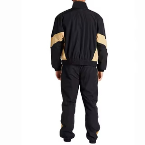 High Quality for Men Nylon <b>Joggers</b> Sets Training OEM Customized Logo <b>Polyester</b> Nylon Zipper Two Pieces <b>Jogger</b> Windbreaker Set - Product Image 5