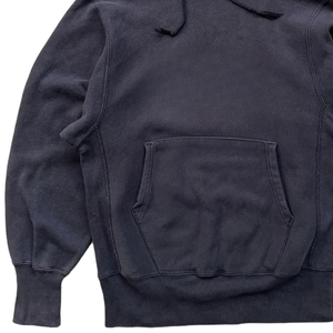 Sudadera con capucha negra lavada Sun Faded, Jersey de algodón pesado de gran tamaño, Sudadera con capucha, ropa de calle Unisex, logotipo personalizado, fabricantes OEM - Product Image 4