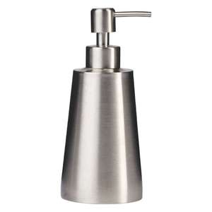 Silver Stainless Steel Modern Design Rectangle Shape <b>Wall</b> Mount Soap Dispenser Pump for Home Bathroom Kitchen High Quality Metal - Product Image 6
