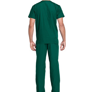Latest Design High-quality Men Medical <b>Scrub</b> <b>Set</b> Knitted Fabric Wholesale Hospital Uniform - Product Image 2