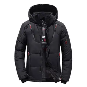 Wholesale Clothing Comprehensive Warm Winter Mens Duck Down Jacket Ski Jacket Snow Thick Hooded Coat Puffer Parka 2023