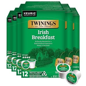 Twinings Irish Breakfast, Té Negro, 72 Cápsulas K-Cup para Keurig, 12 Unidades (Paquete de 6) - Product Image 2