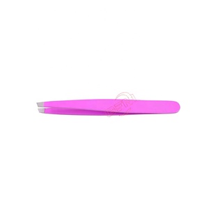 Ensemble de pinces à sourcils en acier inoxydable Kit de ciseaux à sourcils incurvés à pointe pointue et inclinée avec kit de cils - Product Image 4