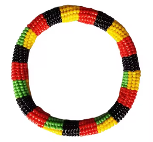 Pulsera bordada con cuentas multicolor hecha a mano, artesanía MD elegante de calidad perfecta para ocasiones de fiesta - Product Image 4