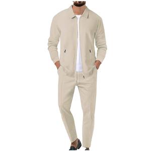 Conjunto Deportivo Informal Personalizado de Manga Larga, Transpirable, de Secado Rápido, Grueso y Cálido para Entrenamiento Deportivo al Aire Libre en Invierno - Product Image 4