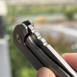 Cree un diseño de cuchillo personalizado para su cuchillo plegable de titanio en la fabricación de cuchillos de Bajo MOQ - Product Image 6