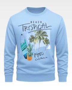 เสื้อสเวตเชิ้ตแขนยาวลำลองสำหรับผู้ชาย ฤดูใบไม้ร่วง พิมพ์โลโก้ตามสั่ง ผ้าผสมโพลีเอสเตอร์/คอตตอน ระบายอากาศได้ดี ไม่ยับ - Product Image 4