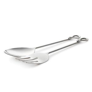 Servidor de ensaladas de lujo, juego de cubiertos de Metal, cuchara y tenedor, nuevo diseño - Product Image 2