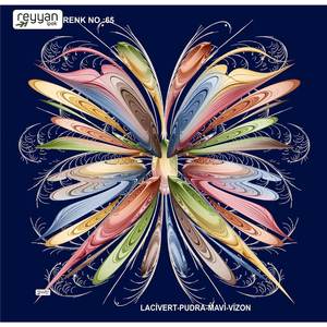 Collection de tissus décoratifs pour la maison Reyyan İpek Yazma modèle 7 65 Renk - Product Image 1