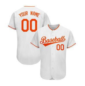 Camisas de sublimación multicolor Nuevo botón personalizado cosido Camiseta de béisbol de manga corta Juventud EE. UU. - Product Image 2