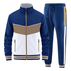 Conjunto Deportivo de Entrenamiento para Niños y Hombres, Chaqueta y Pantalón de Fútbol Sublimados Personalizados, 100% Poliéster de Alta Calidad - Product Image 1